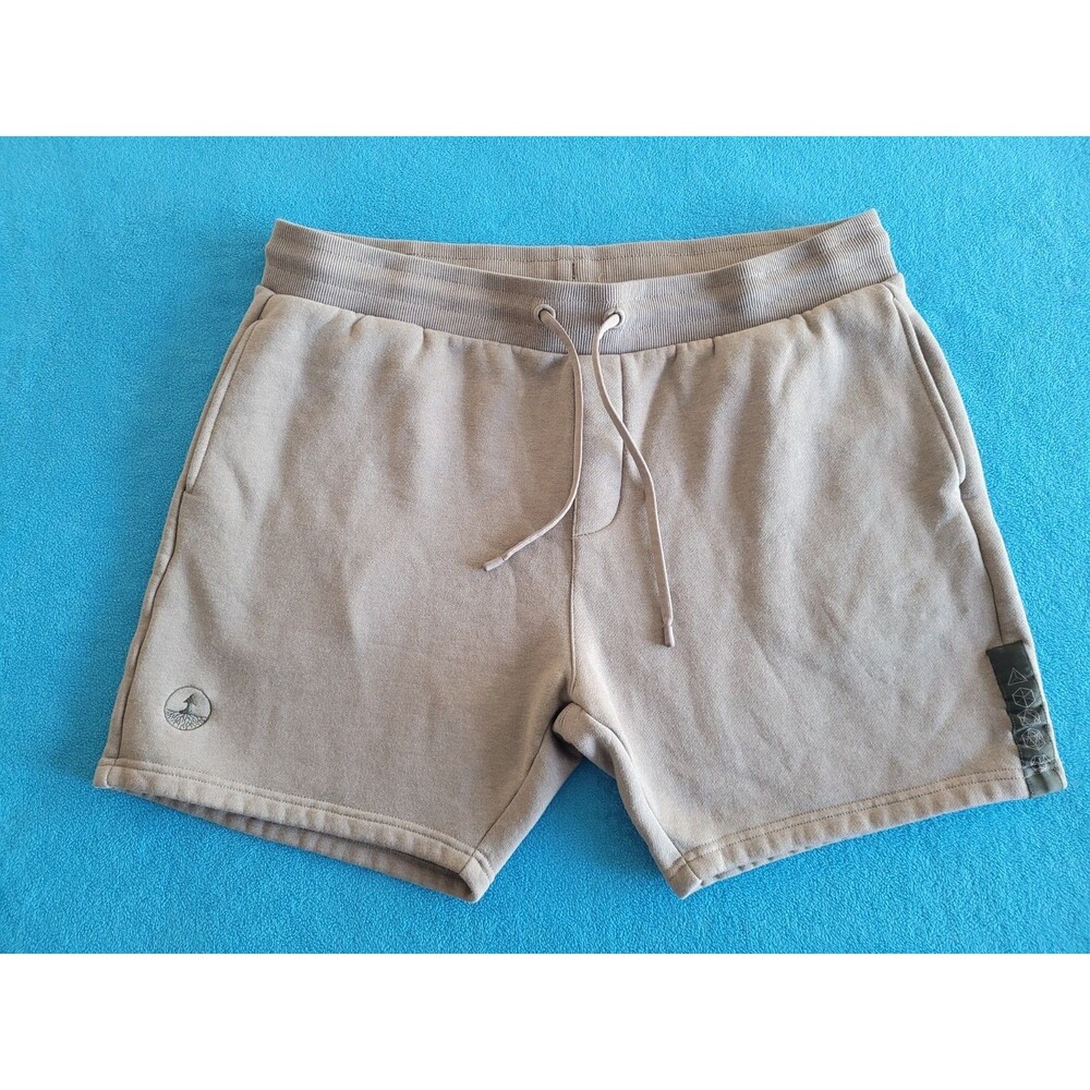Follow Your Legend AlpacaCloud Shorts Mens XXL Brown Cocoa Drawstring Cotton